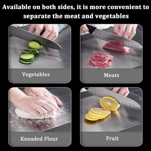 304 Stainless Steel Cutting Board Set,Cutting Boards Non Toxic