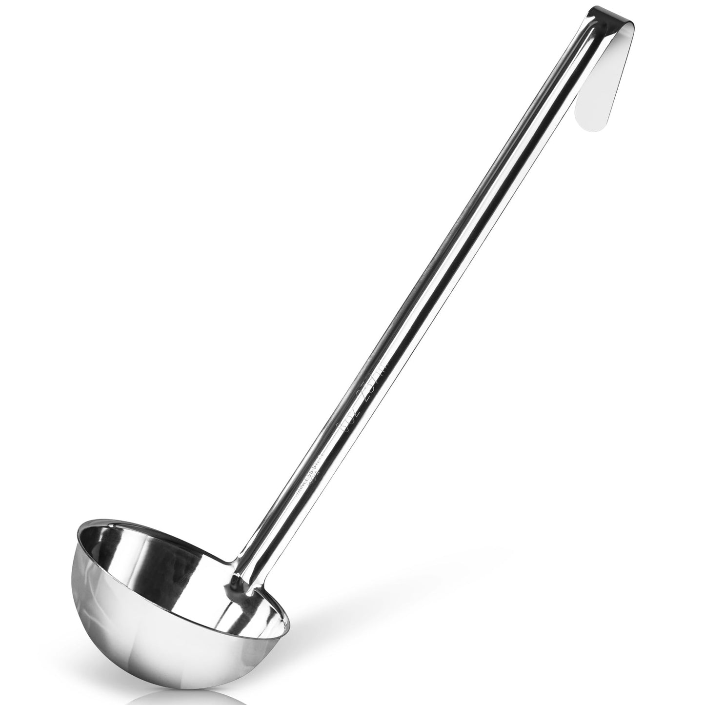 3-Pack Stainless Steel Soup Ladles, 4 oz Heat Resistant Serving Spoons