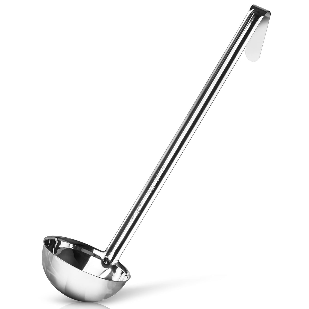 3-Pack Stainless Steel Soup Ladles, 4 oz Heat Resistant Serving Spoons