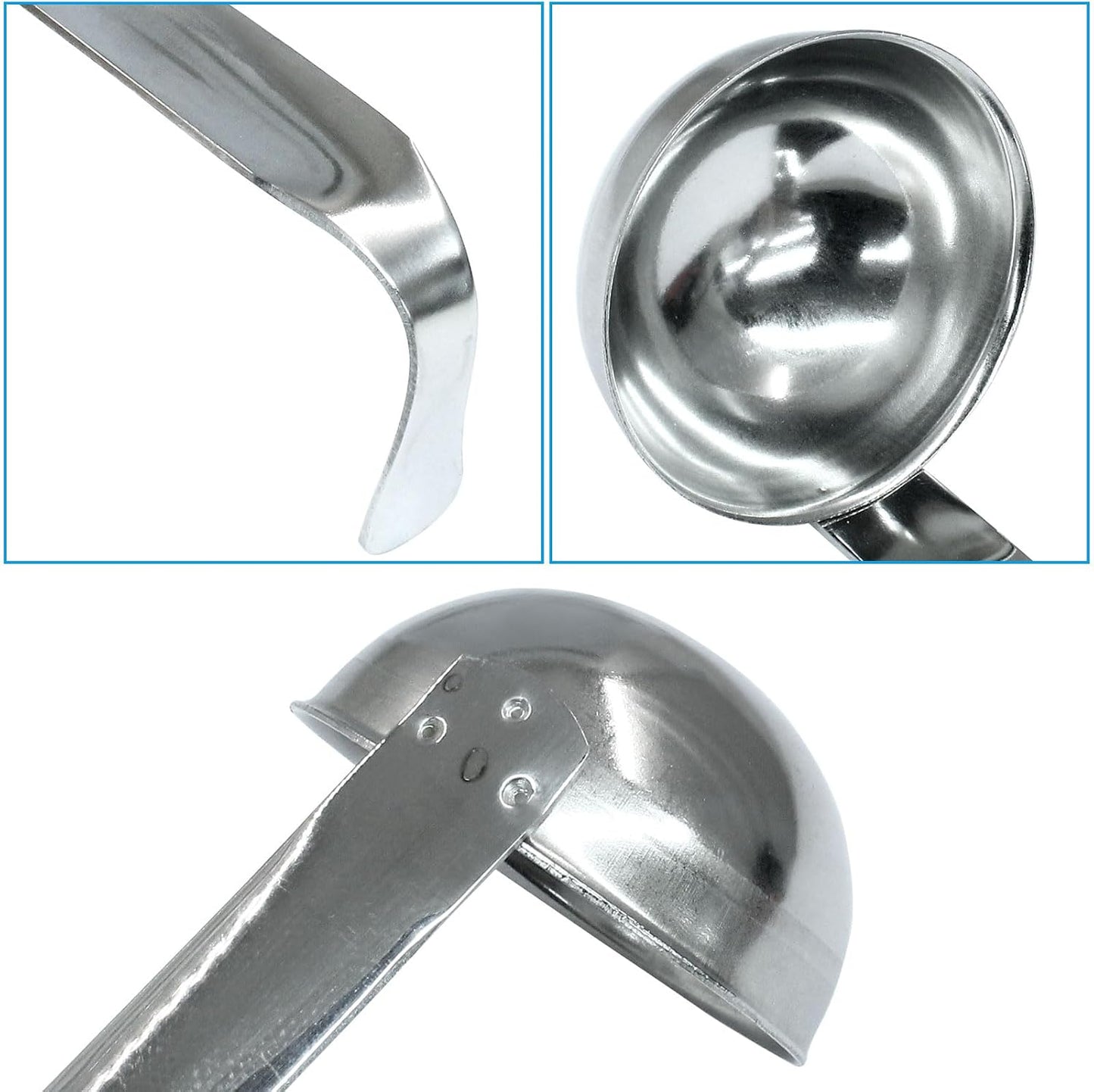 1 oz Ladle, Stainless Steel